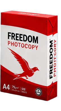 Freedom Photocopy A4 copy paper box, 75gsm, 5 reams